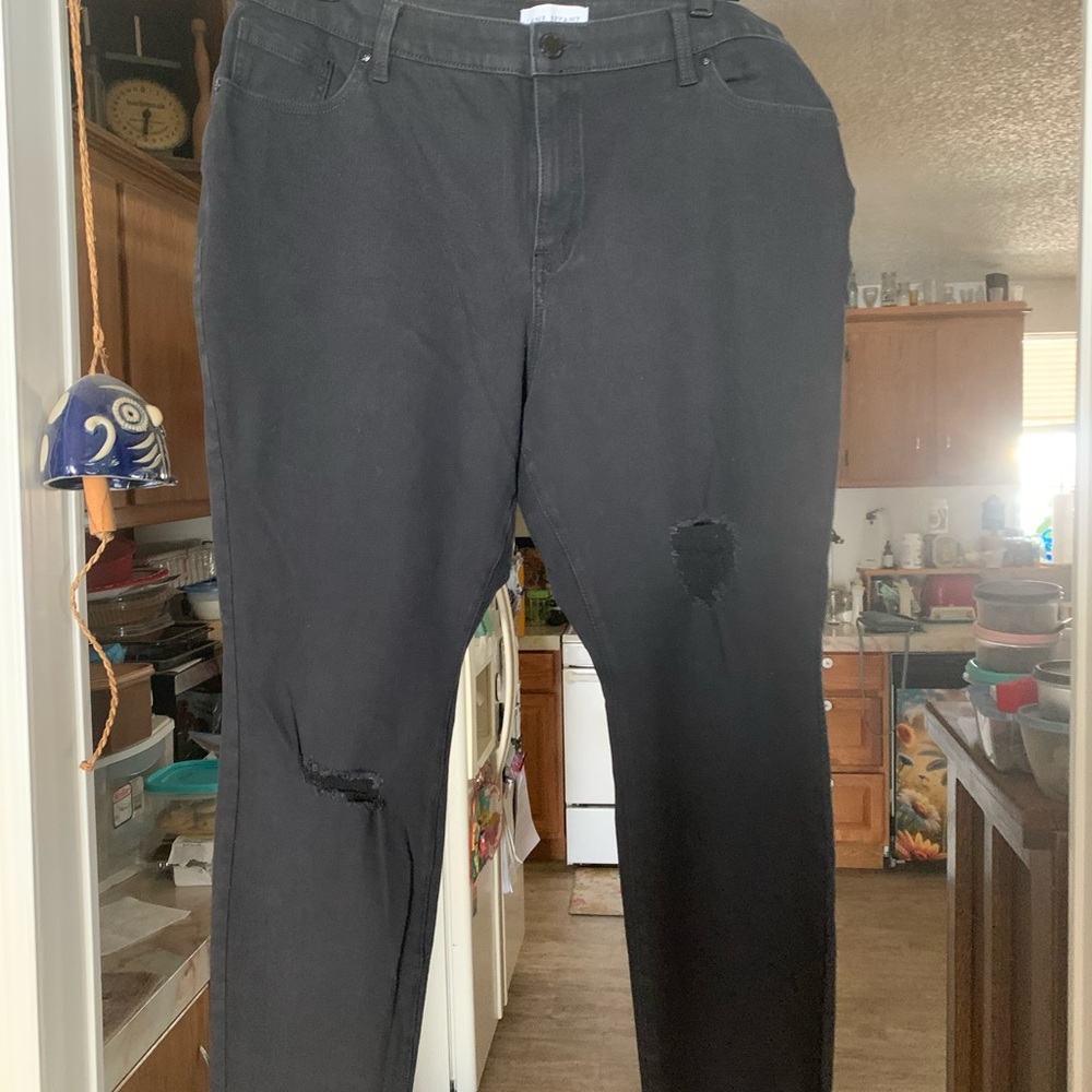 Lane Bryant Black High-Rise Jeans 18